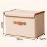 Oxford Cloth Storage Bin With Lid Collapsible Storage Case Foldable Home Nursery Laundry Organizer Clothes Blanket Container Reusable Sustainable Home Storage B