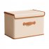 Oxford Cloth Storage Bin With Lid Collapsible Storage Case Foldable Home Nursery Laundry Organizer Clothes Blanket Container Reusable Sustainable Home Storage B