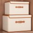 Oxford Cloth Storage Bin With Lid Collapsible Storage Case Foldable Home Nursery Laundry Organizer Clothes Blanket Container Reusable Sustainable Home Storage B