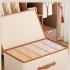 Oxford Cloth Storage Bin With Lid Collapsible Storage Case Foldable Home Nursery Laundry Organizer Clothes Blanket Container Reusable Sustainable Home Storage B