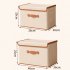 Oxford Cloth Storage Bin With Lid Collapsible Storage Case Foldable Home Nursery Laundry Organizer Clothes Blanket Container Reusable Sustainable Home Storage B