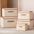 Oxford Cloth Storage Bin With Lid Collapsible Storage Case Foldable Home Nursery Laundry Organizer Clothes Blanket Container Reusable Sustainable Home Storage B