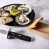 Oyster Shucking Clamp With Wooden Base Oyster Knife Shucker Set Oyster Shucking Clamp Seafood Tools For Home Kitchen Oyster tray   oyster opener