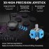 P05 Wireless Transparent RGB Video Gamepads Game Controller Joystick Handles For Playback On Multiple Platforms Black transparent