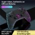 P05 Wireless Transparent RGB Video Gamepads Game Controller Joystick Handles For Playback On Multiple Platforms Black transparent