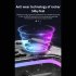 P05 Wireless Transparent RGB Video Gamepads Game Controller Joystick Handles For Playback On Multiple Platforms White cracks