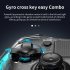 P05 Wireless Transparent RGB Video Gamepads Game Controller Joystick Handles For Playback On Multiple Platforms White cracks
