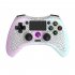 P05 Wireless Transparent RGB Video Gamepads Game Controller Joystick Handles For Playback On Multiple Platforms White cracks