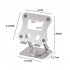P06 Cell Phone Stand Swivel  Foldable Desktop Phone Holder Tablet Stand Dock For Desktop Kitchen Home Office silver
