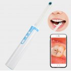 P10 Endoscope WiFi Dental Camera HD Intraoral Endoscope LED Light Dentist Inspection Tool Oral Real time Video Support for Android iOS Tablet Windows Blue white
