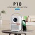 P10 Mini Projector 1080P 4k 2 4g Wi Fi Bluetooth Projector Portable Home Theater Video Projector Black UK Plug