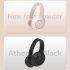 P12 Noise Canceling Headset Stereo Ultra Long Playtime Earphones Folding Headphones With Built in Microphone For Office Gaming dome white