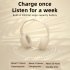 P12 Noise Canceling Headset Stereo Ultra Long Playtime Earphones Folding Headphones With Built in Microphone For Office Gaming dome white