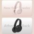 P12 Noise Canceling Headset Stereo Ultra Long Playtime Earphones Folding Headphones With Built in Microphone For Office Gaming New face pink