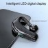P13 Business Wireless Headset Led Digital Display Hifi Subwoofer Sports Bluetooth Earphone black