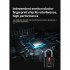 P16 Fingerprint Tsa Padlock Rechargeable Password Lock Smart Home Anti theft Electronic Fingerprint Lock black