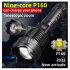P160 Strong Light Flashlight Multifunctional Rechargeable Zoom Outdoor Emergency Torch Work Light  without battery 