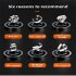 P160 Strong Light Flashlight Multifunctional Rechargeable Zoom Outdoor Emergency Torch Work Light  without battery 