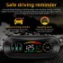 P18 Car  Hud  Head Up  Display Portable Off road Level Slope Balancer Compass Altitude Meter Auto Accessories black
