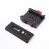 P200 Quick Release QR Clamp Base Plate for Manfrotto 500 AH 701 503 HDV 577 black