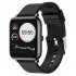 P22 Smart Watch for Men Women Heart Rate Sleep Monitor Waterproof Sports Fitness Smartwatch Black Shell Green Belt