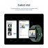 P22 Smart Watch for Men Women Heart Rate Sleep Monitor Waterproof Sports Fitness Smartwatch Black Shell Green Belt