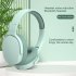 P2961 Bluetooth Headset In Ear Stereo Hifi Subwoofer Gaming Headphones TF AUX Music Player With Microphone blue