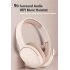 P2961 Bluetooth Headset In Ear Stereo Hifi Subwoofer Gaming Headphones TF AUX Music Player With Microphone apricot