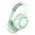 P2963 Wireless Headset Lighting Noise Reduction Over Ear Stereo Earphones For Computer Game Office Zoom Meeting pink