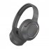 P2963 Wireless Headset Lighting Noise Reduction Over Ear Stereo Earphones For Computer Game Office Zoom Meeting grey