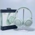 P2963 Wireless Headset Lighting Noise Reduction Over Ear Stereo Earphones For Computer Game Office Zoom Meeting pink