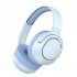 P2963 Wireless Headset Lighting Noise Reduction Over Ear Stereo Earphones For Computer Game Office Zoom Meeting pink
