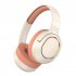 P2963 Wireless Headset Lighting Noise Reduction Over Ear Stereo Earphones For Computer Game Office Zoom Meeting pink
