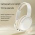P2968 Wireless Headset Noise Canceling Stereo Headphones Over Ear Folding Earphones For Cell Phone Computer Laptop black