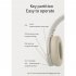 P2968 Wireless Headset Noise Canceling Stereo Headphones Over Ear Folding Earphones For Cell Phone Computer Laptop black