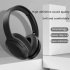 P2968 Wireless Headset Noise Canceling Stereo Headphones Over Ear Folding Earphones For Cell Phone Computer Laptop black