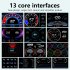 P3 Head up Display Obd GPS Slope Meter 6 Inch Lcd Screen Over Speed Alarm Speedometer Black