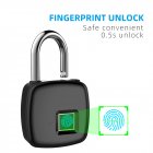 P30 Fingerprint Padlock Smart Keyless One Touch Open Biometric Lock