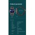 P30 Smart Watch Airbag Air Pump Accurate Blood Pressure Oxygen Heart Rate Body Temperature Monitoring Smartwatch black light brown leather belt