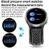 P30 Smart Watch Airbag Air Pump Accurate Blood Pressure Oxygen Heart Rate Body Temperature Monitoring Smartwatch black black leather belt