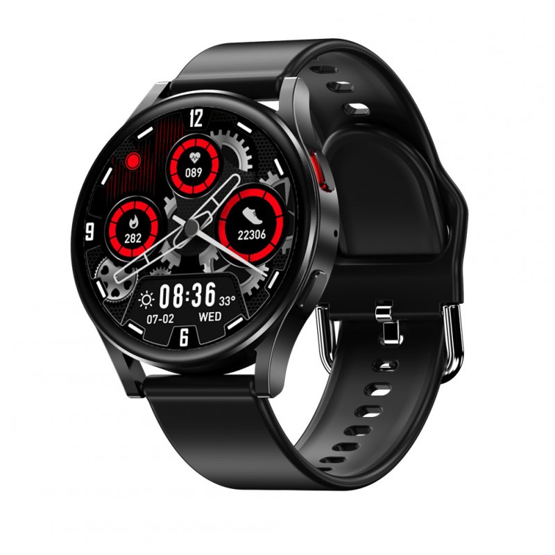 P30 Smart Watch Full Touch-screen Ip67 Waterproof Smartwatch Bluetooth-compatible Calling Music Heart Rate Detection Bracelet black
