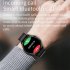 P30 Smart Watch Full Touch screen Ip67 Waterproof Smartwatch Bluetooth compatible Calling Music Heart Rate Detection Bracelet black