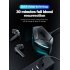 P36 Tws Bluetooth compatible Gaming Headset Binaural Digital Display With Charging Bin Luminous Earbuds Headphones black