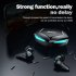 P36hifi Wireless Headphones Touch Control Sports Waterproof Tws 5 0 Bluetooth Earphones With Mic black