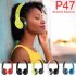 P47 Foldable Wireless  Headphones  Tablet Bluetooth compatible Headset With Mic  Compatible For Mobile Xiaomi Iphone Sumsamg Red