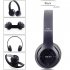 P47 Foldable Wireless  Headphones  Tablet Bluetooth compatible Headset With Mic  Compatible For Mobile Xiaomi Iphone Sumsamg blue