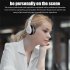 P47 Wireless Headsets On Ear Stereo Earphones Longer Playtime USB Charging For Smart Phone Computer Laptop White