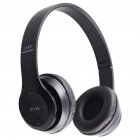 P47 Wireless Headsets On-Ear Stereo Earphones Longer Playtime USB Charging For Smart Phone Computer Laptop black