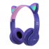 P47m Bluetooth 5 0 Headphones Big Cat Ear Wire controlled Gaming Headset Hifi Sports Earphones black