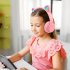 P47m Bluetooth 5 0 Headphones Big Cat Ear Wire controlled Gaming Headset Hifi Sports Earphones black